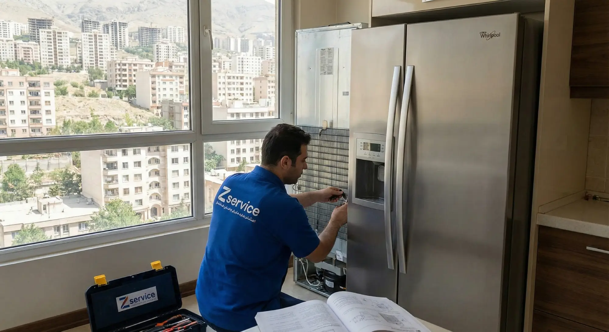 تعمیرات ساید ویرپول در شرق تهران